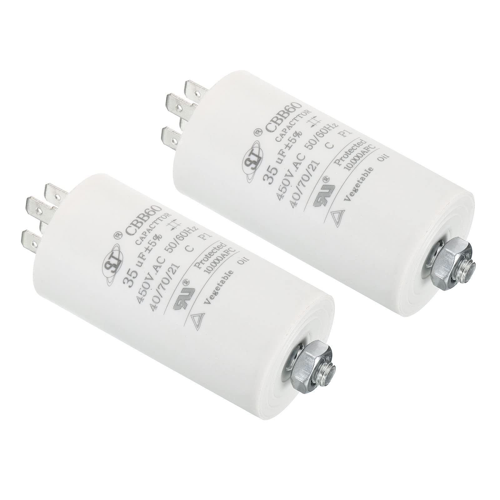 Produktbild von Startkondensator CBB60 25µF 450V AC – 50/60Hz, Zylindrisch, 73x44mm – Für Lüfter, Poolpumpe, Kompressor & Co.