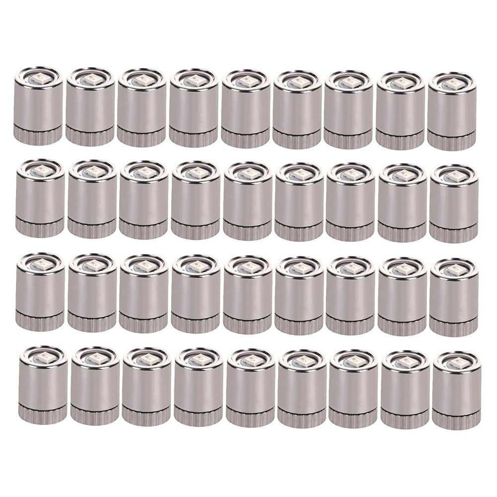CTRLZS 36Pcs Miniature Lights for Dollhouse,Miniature LED Lights for Handcraft,Mini Spot Lights Battery Operated(Warm White)