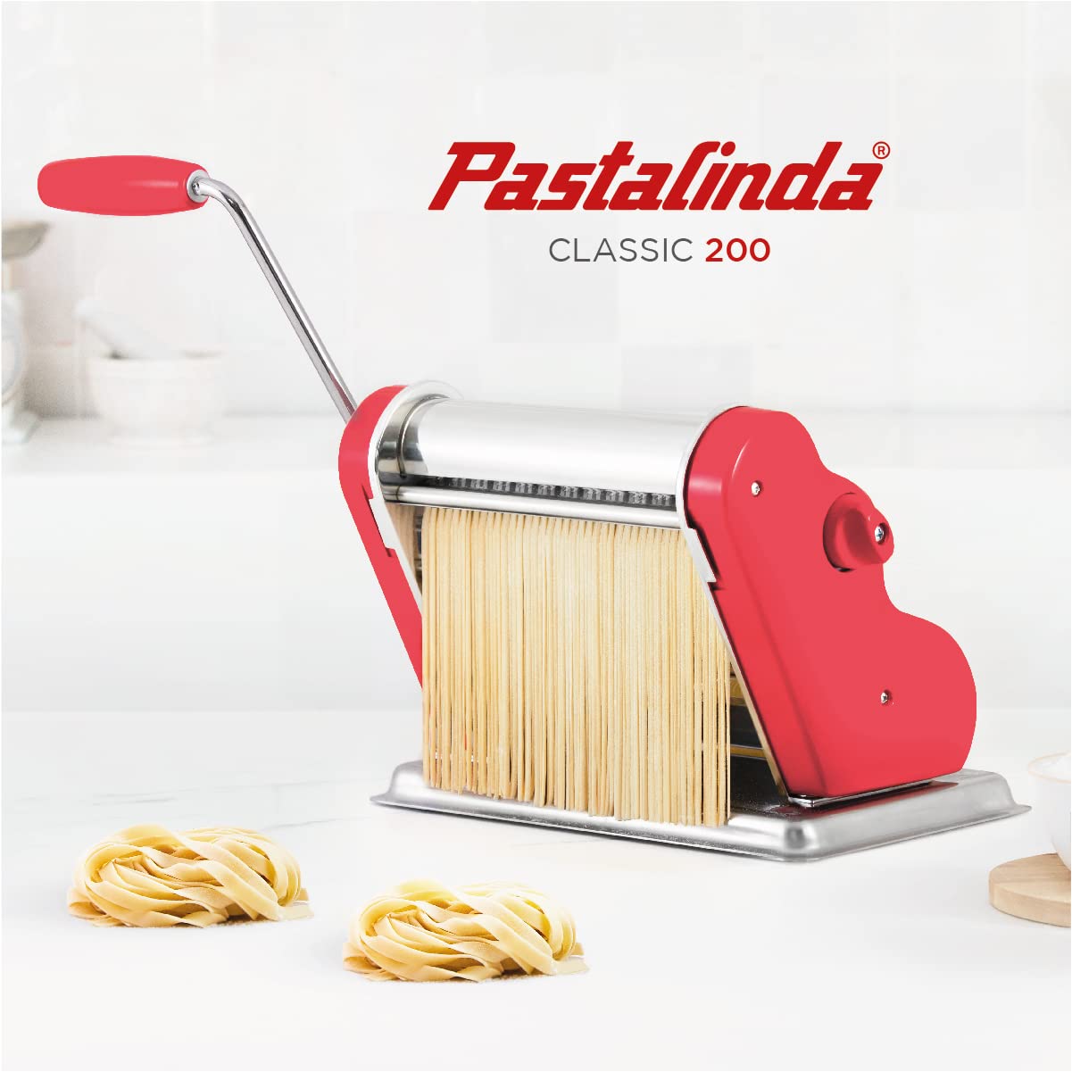 PASTALINDA Machine à pâtes Classic 200 - Corail
