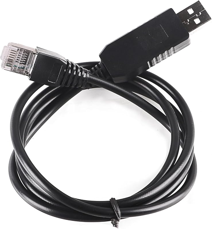 US2000C US3000C US5000 Batería de litio BMS Cable de comunicación de consola FT231XS USB RS232 a RJ45 8P8C Cable de depuración serie (6 pies/180 cm)