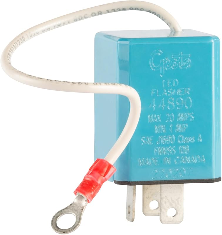 Pisca-alerta eletrônico Grote 44890 de 3 pinos para LED – 1 unidade