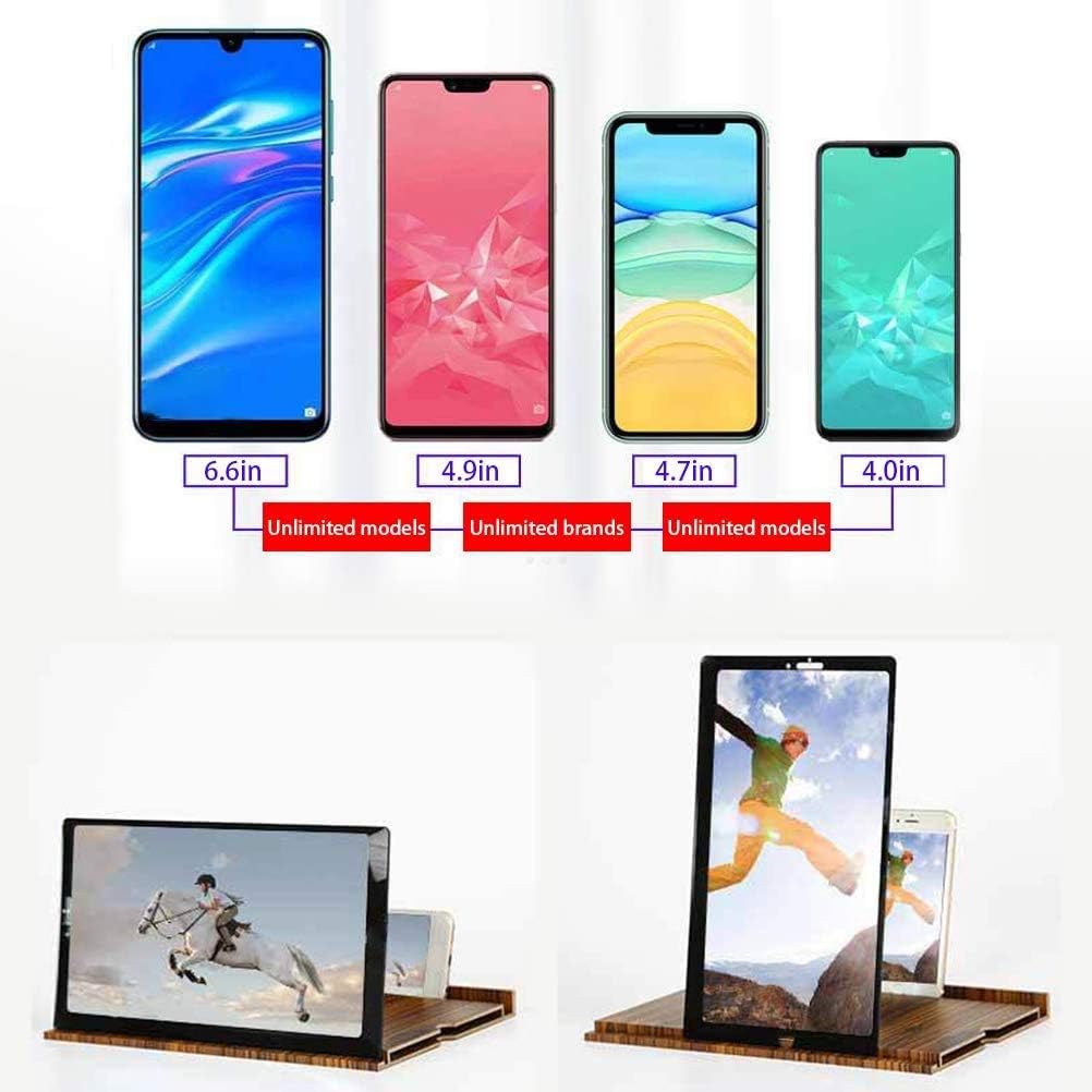 即納 大特価 送料無料 メール便 スマホ拡大鏡 最大4倍に大画面化 スクリーンルーペ 12インチ 置くだけ 電源不要 折りたたみ スタンド式 便利グッズ 木目ズーム Materialworldblog Com