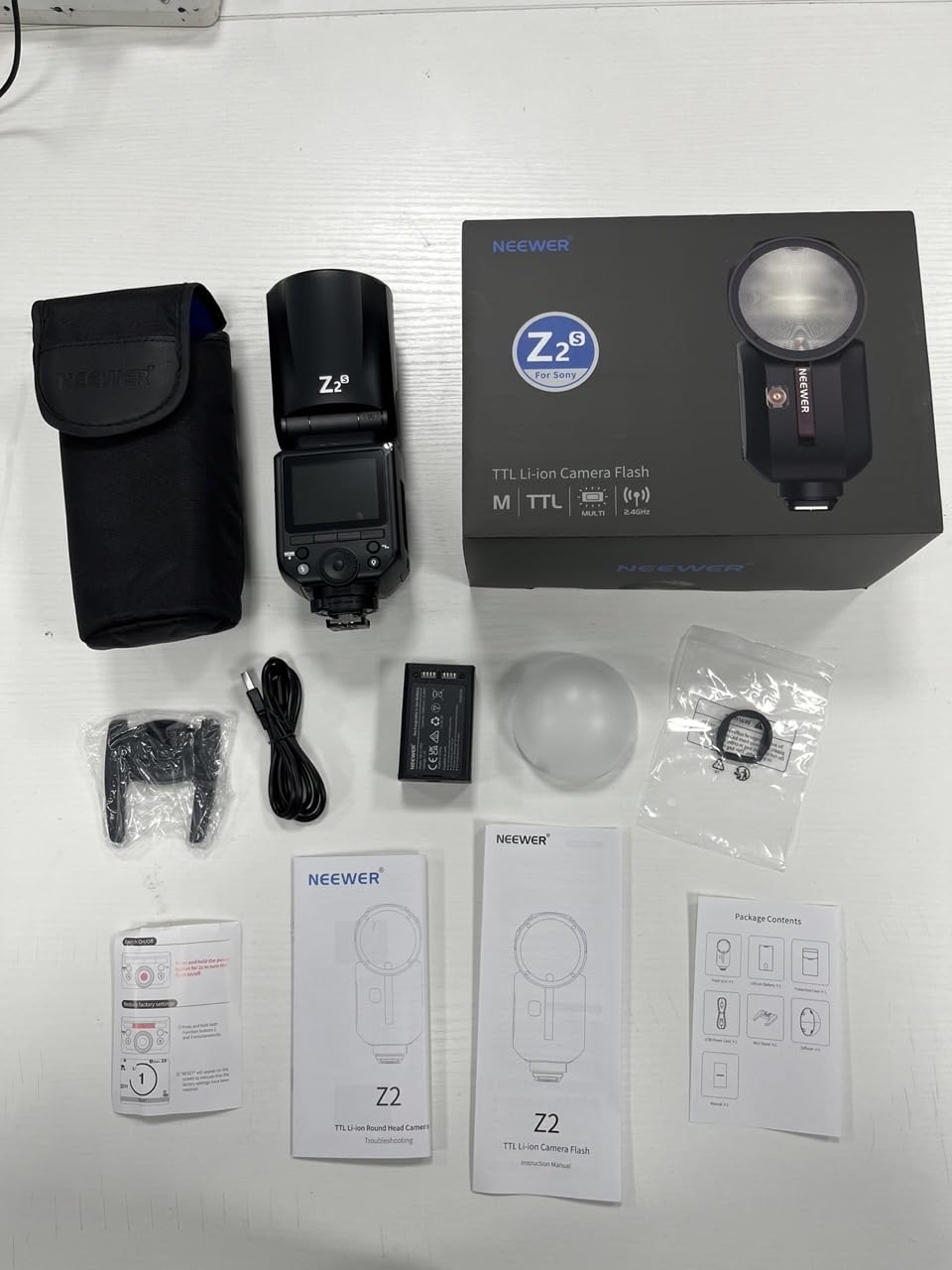 Sony A7iii Flash Canon Neewer Z2-C TTL Round Head Flash