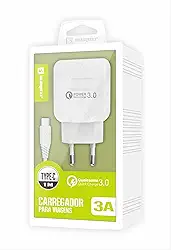 Carregador Turbo Original Tipo C Sumexr Para Celular Xiaomi Mi 8, Mi 8 SE, Mi 8 Lite