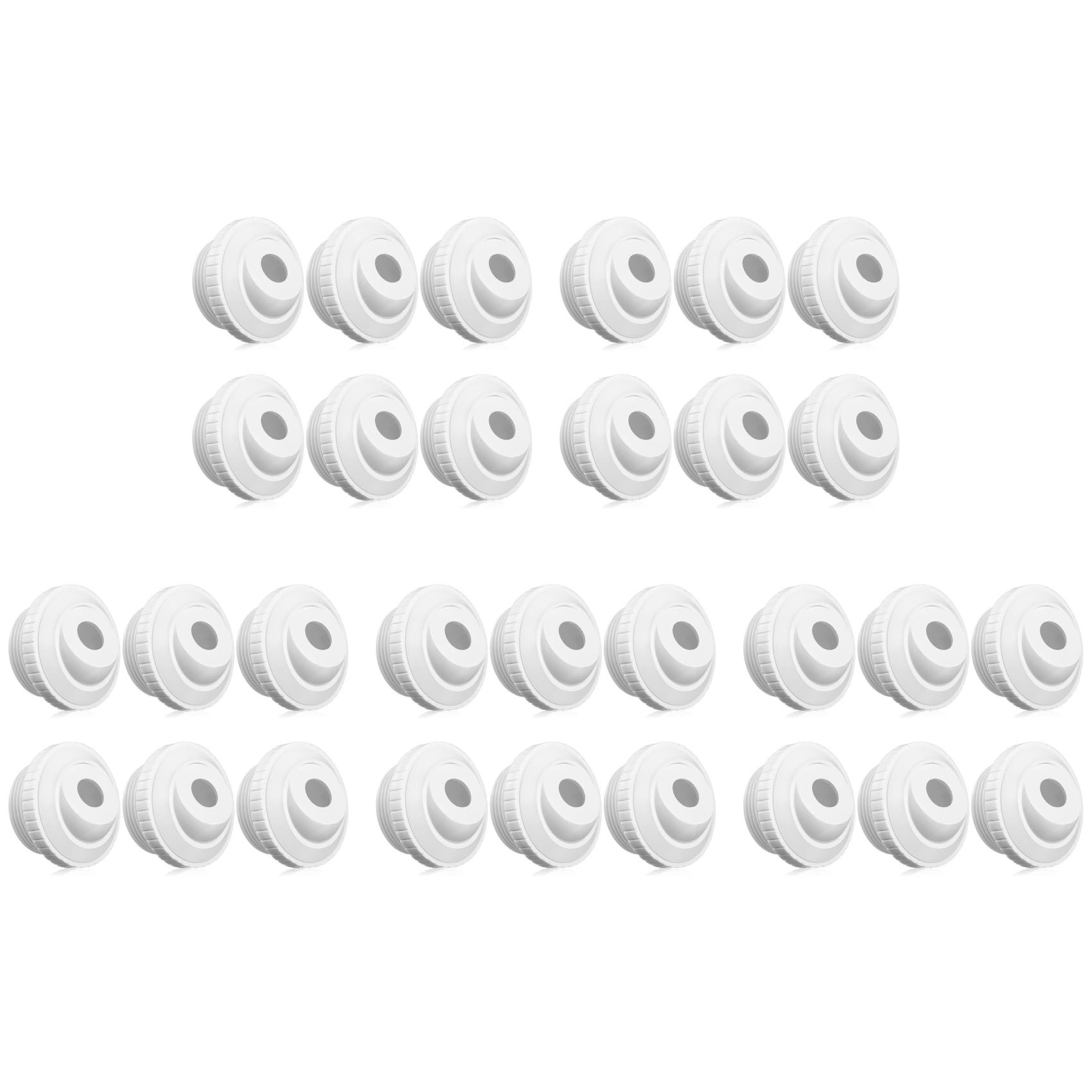 Jnchdghwa White 5X 3/4 Inch Pool Jet Nozzles Sp1419d Inlet Fitting Opening Water Directional Pool Return Fittings With 1-1/2 Inch
