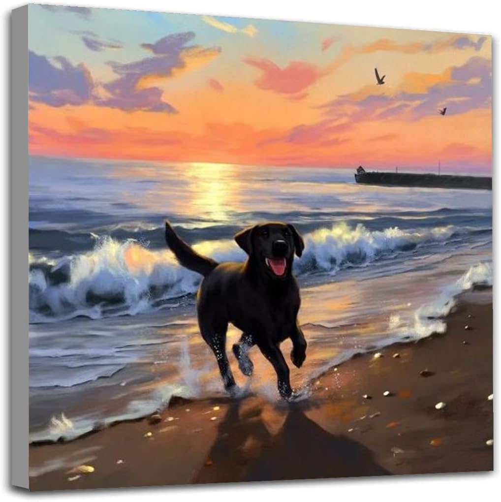AiEiIiOiUi Labrador Cute pet Dog Animal Diamond Painting Kits for Adults, 5D Crystal Diamonds Art with Accessories Tools, Picture DIY Art Craft for Home Décor Gift