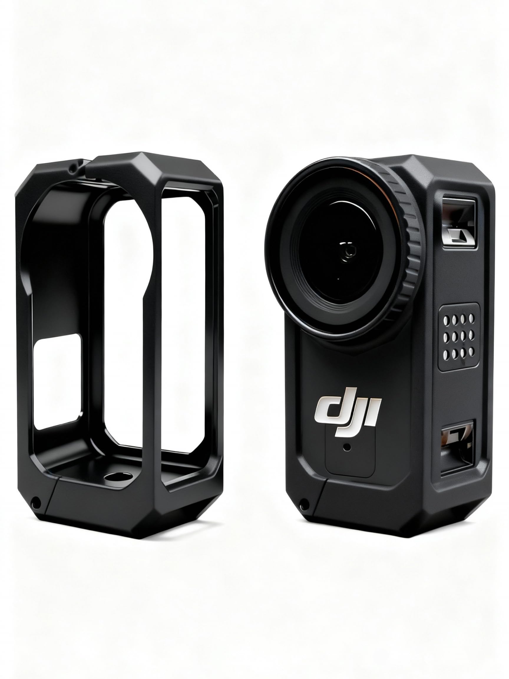 iDaPro Étui de protection en aluminium pour DJI Osmo Nano, cadre anti-rayures à dégagement rapide
