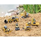 Diecast Masters 85130 - Caterpillar Muldenkipper 730, szczegółowy pojazd przegubowy H0 CAT w metalowym pudełku, skala 1:87, ok. 12 x 3,7 x 4,9 cm, 14+, nadaje się do modeli kolejek i kolekcjonerów