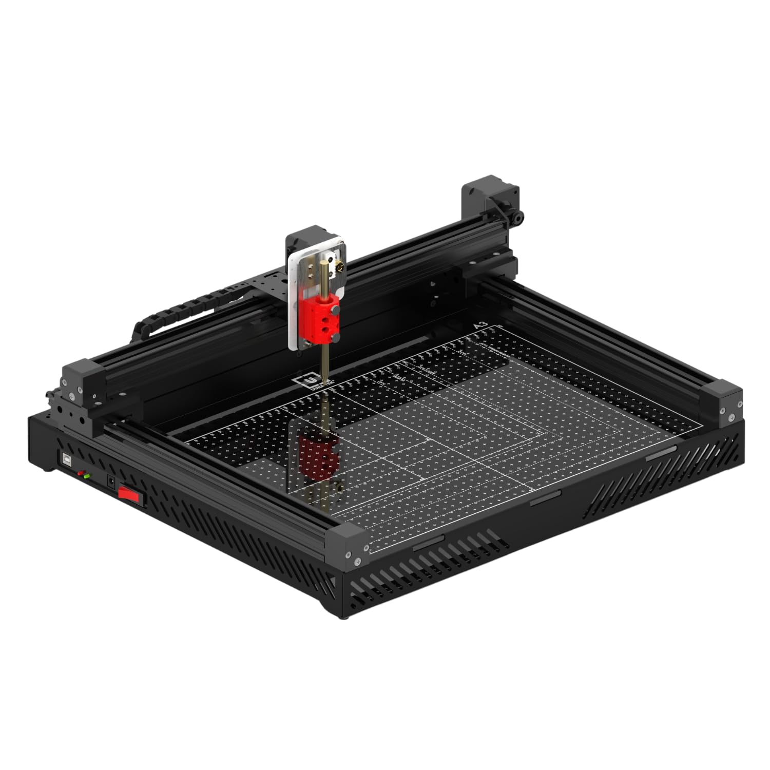 3.0 vormontiert Stiftplotter Pen Plotter XY-Plotter, All-in-One Zeichenroboter, Schreibmaschine für Briefe, Umschläge, Karten, digitaler Kunst, A3-Arbeitsbereich(Stift nicht im Lieferumfang enthalten)