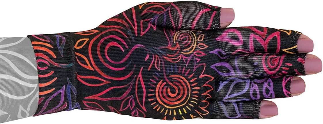 Lymphedivas Vibrance Medical Graduated Compression Glove for Lymphedema