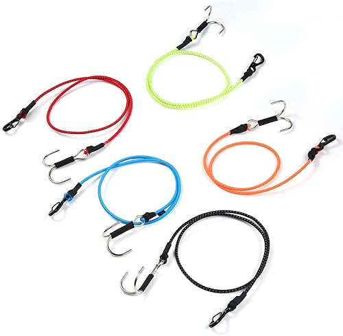 Miniatura 2 de Correa cinética para cabrestante 110 RC Crawler de 20 pulgadas, correa elástica de cabrestante cinético con gancho para 110 RC Crawler TRX4 SCX10