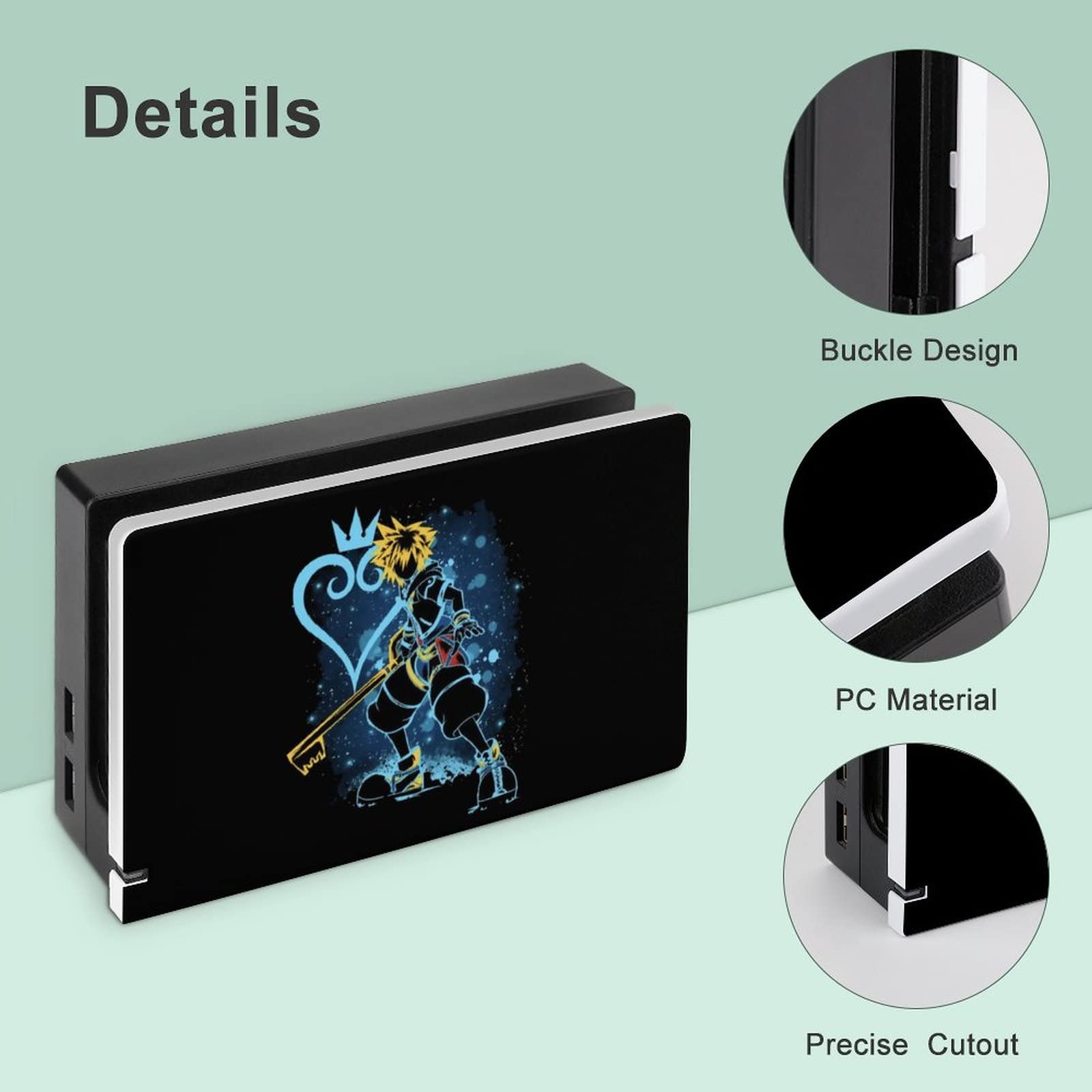 Amazon.co.jp: Switchドックカバー キングダムハーツ 分体式 Switch