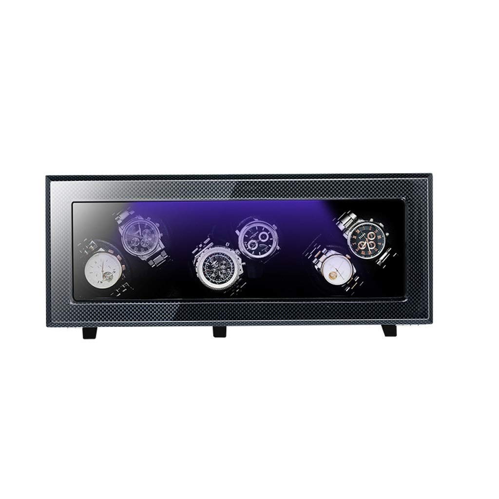 Double Remontoir de Montre Automatique Double Montres boîtier de Rangement de Rotation boîte d'affichage pour Montres mécaniques automatiques