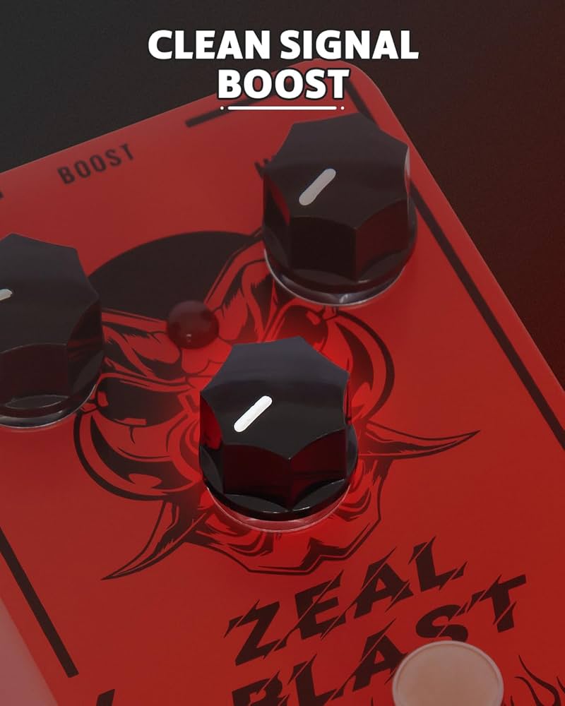 Amazon.com: STRICH ZEAL BLAST Boost Guitar Pedal, Enhance