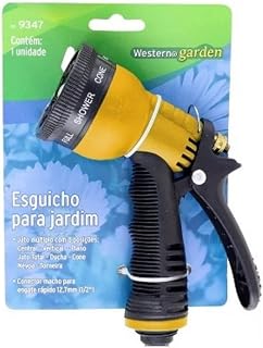 Esguicho múltiplo tipo pistola plástico abs acompanha conector macho para engate 1/2" - Belfix