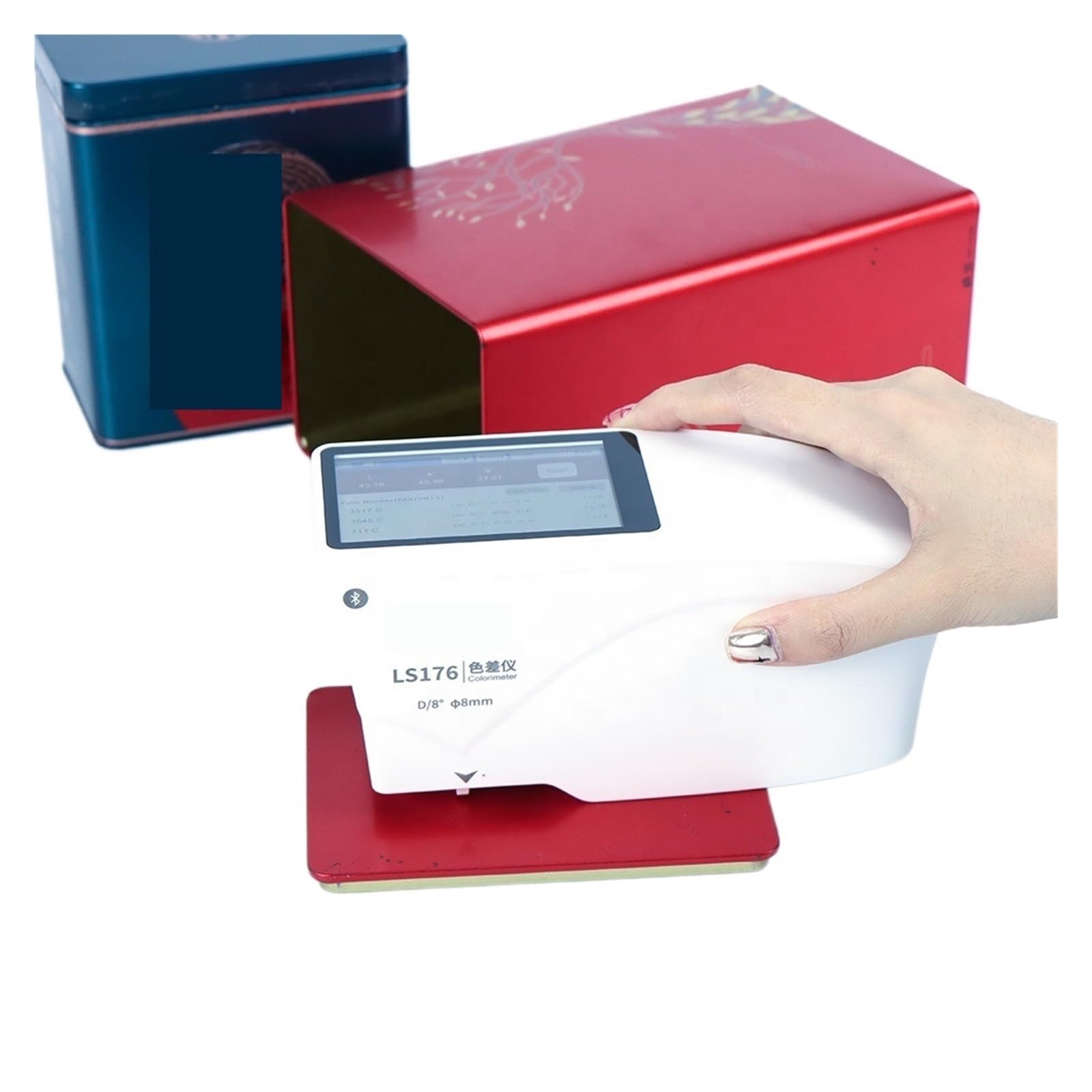JVDDI LS176 D/8 Car Paint Spectro Colorimeter Handheld Colormeter Portable Spectrophotometer Digital Colorimeter