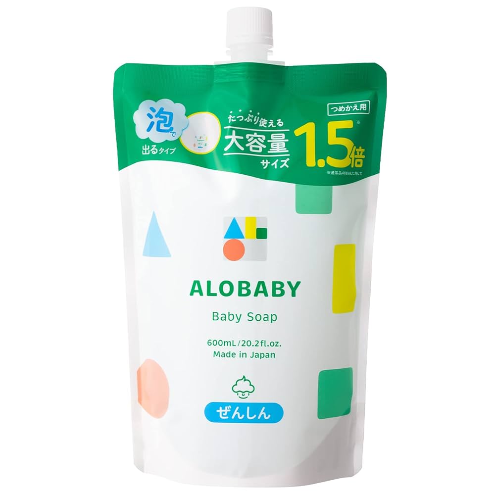 アロベビー　ベビーソープ(ボディ&ヘアシャンプー) Amazon.co.jp: ベビーソープ アロベビー 400ml シャンプー