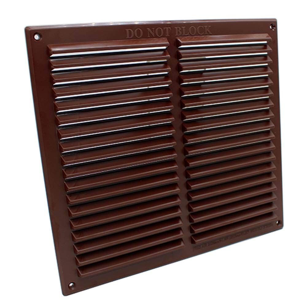 Rytons Brown 9X9 Louvre Ventilation Grille