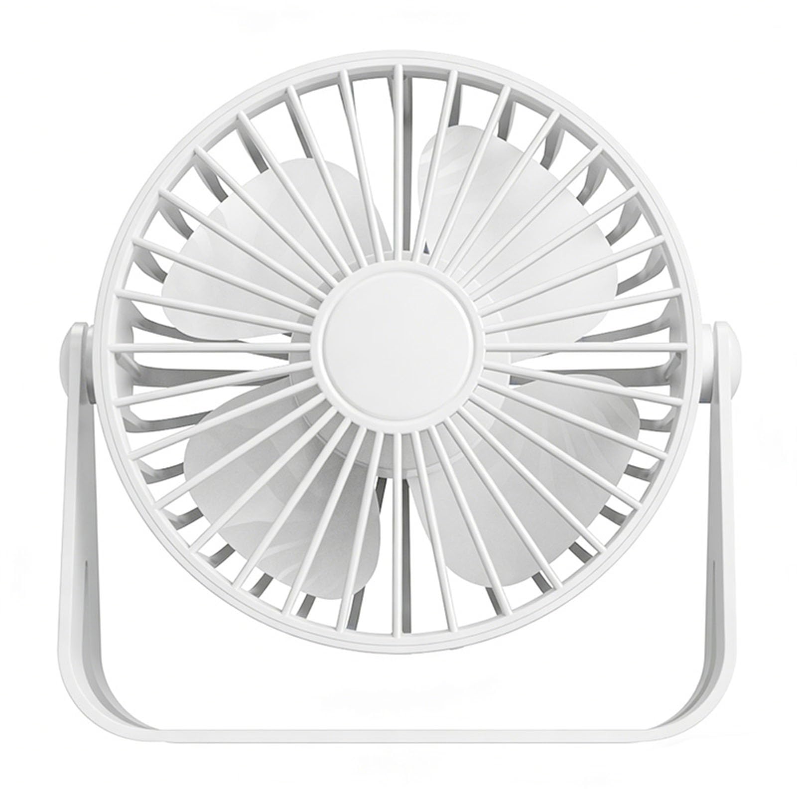 FGJsfhrDTU Portable Fan, Portable Air Cooling Low Noise Small for Student Dormitory Computer Gadget Home Desk Quiet Desktop(White)
