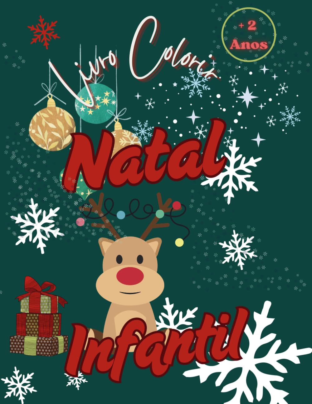 Livro Colorir Natal Infantil