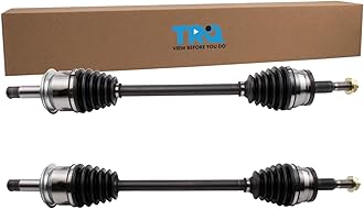 TRQ Rear Driver and Passenger Side CV Axle Assembly Set 2 Piece Compatible with 06-08 Chrysler 300 C RWD 07-08 Dodge Charger V8 5.7L RWD 06 Charger V8 5.7L 06-08 Magnum RT RWD