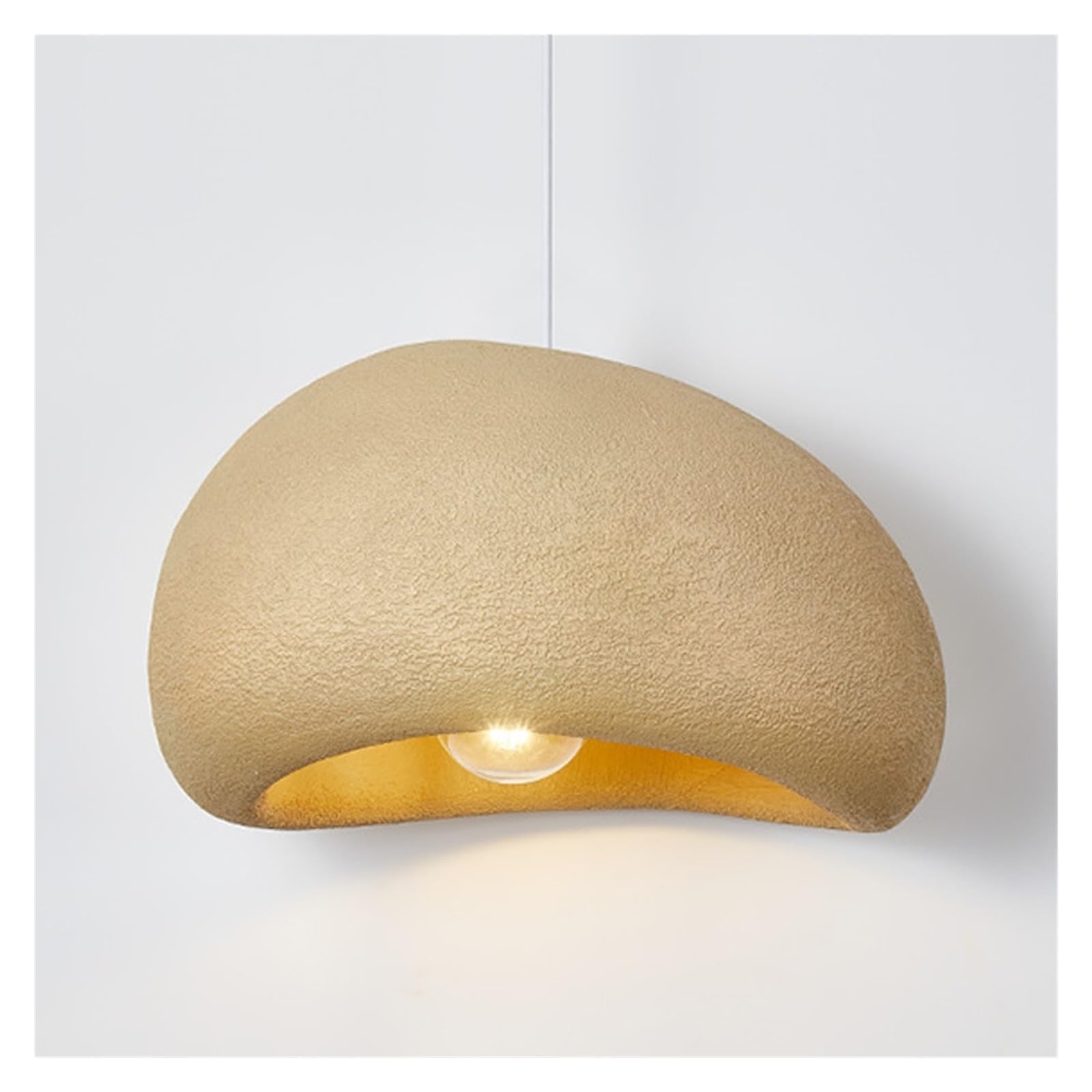 Luminaire décoratif minimaliste Wabi Sabi avec abat-jour en résine premium
