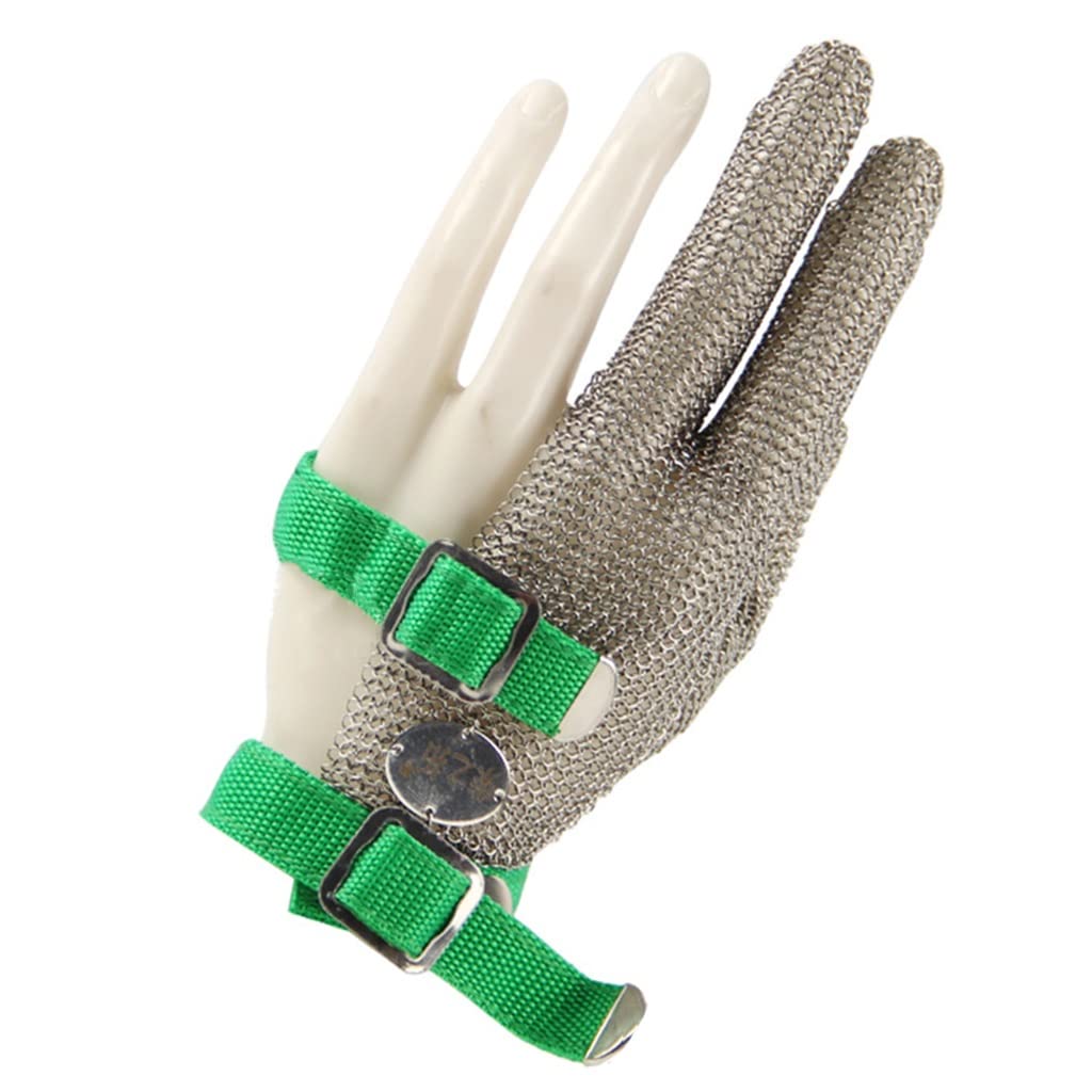Guantes Resistentes al Corte de Acero Inoxidable de Acero Inoxidable 304, Guantes Antideslizantes de Trabajo de Seguridad Resistentes al Desgaste (Size : 1pcs/S)