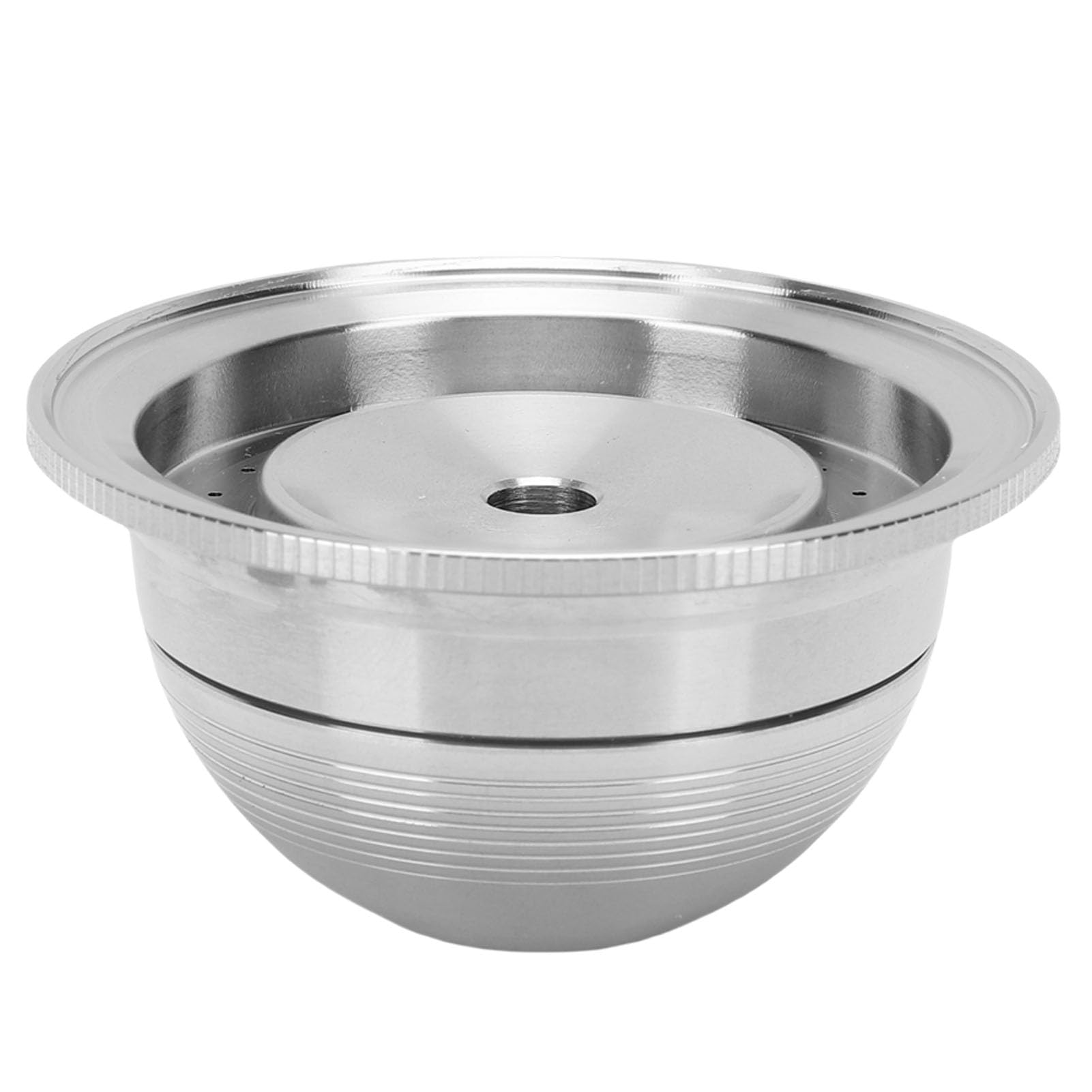 Cápsula de café Reutilizable, Cápsula de café Recargable de Acero Inoxidable de Grado Alimenticio de 80 Ml, Fácil de Limpiar con Cuchara de Cepillo para Máquina de
