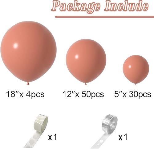 Vista 60 de Juego de 84 globos rosa claro, guirnalda de arco de 5 pulgadas + 12 pulgadas + 18 pulgadas, globos de color rosa pastel, globos de feliz cumpleaños