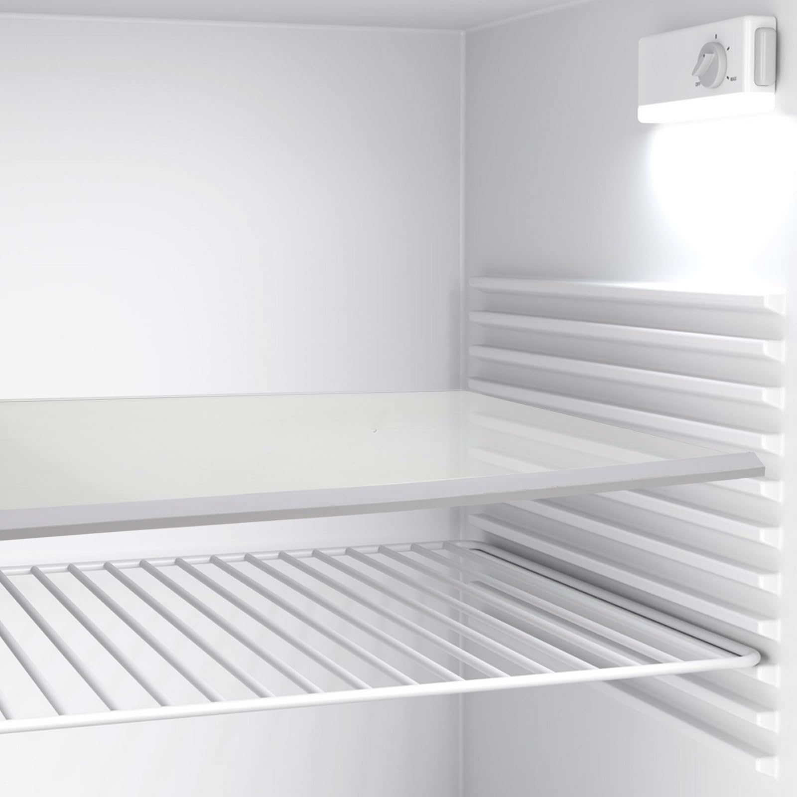 Ripiano Frigorifero in Vetro Temperato Trasparente, Divisorio Regolabile | Superficie Liscia, Bordi senza Sbavature, Facile da Pulire, Visibilità Chiara