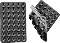 Suporte Celular Dupla Face 40 Ventosas para Celular Sucção Silicone para Iphone Android - PRETO G