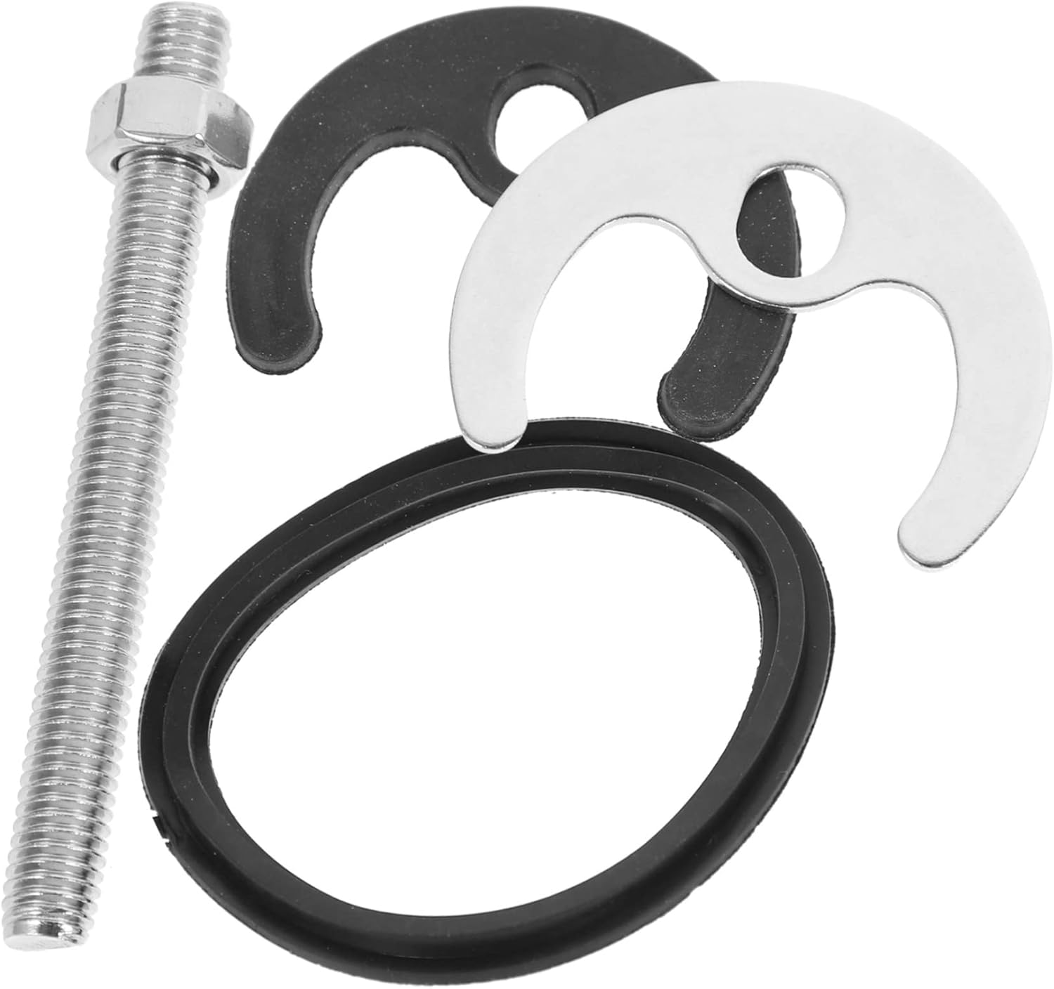 Uonlytech Kitchen Faucet Fixing Kit 2 Sets Faucet Mounting Nut and Washer for Wash Basin Tap Installation and Repair Anti-Loosening Replacement Tool for Kitchen and Bathroom Faucets