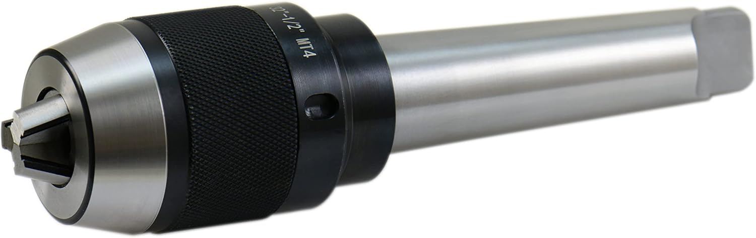 Shars 1/32-1/2 Keyless drill chuck with Morse Taper 4 Integral Shank 202-5093 S[