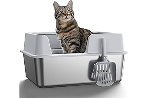 Stainless Steel Litter Box Large
