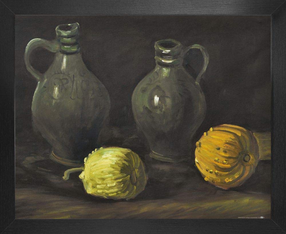 Affiche Van Gogh encadrée pour décorer un salon chaleureux
