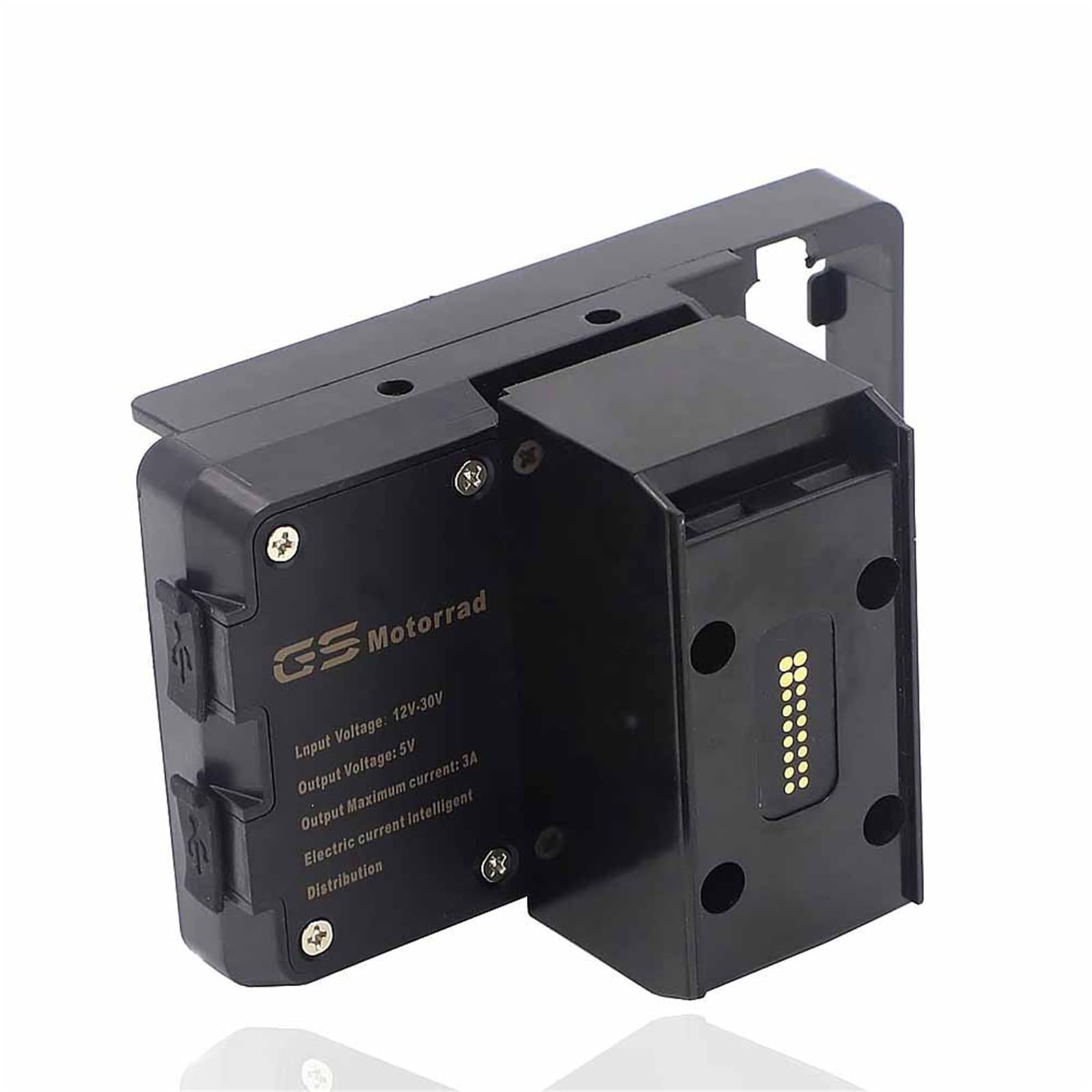 Support De Navigation pour BMW R1200RT (2014-2020) Et R1250RT (2018-2021) avec Chargeur USB pour Téléphone. Noir