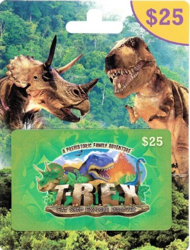 Amazon.com: T-Rex Cafe $25 Gift Card : Gift Cards