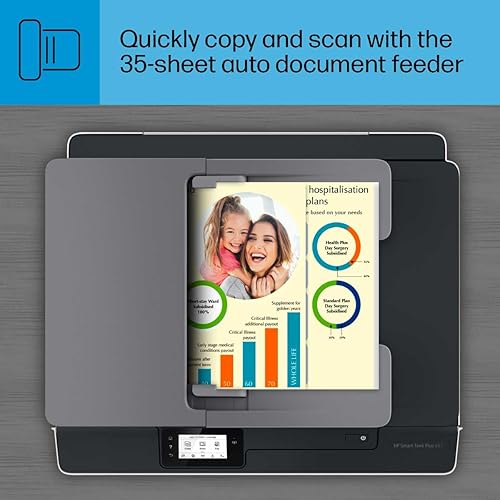Miniatura 13 de HP Smart Tank Plus 651 7XV38A Impresora inalámbrica todo en uno, botellas de tinta que duran hasta 2 años, alimentador automático de documentos,