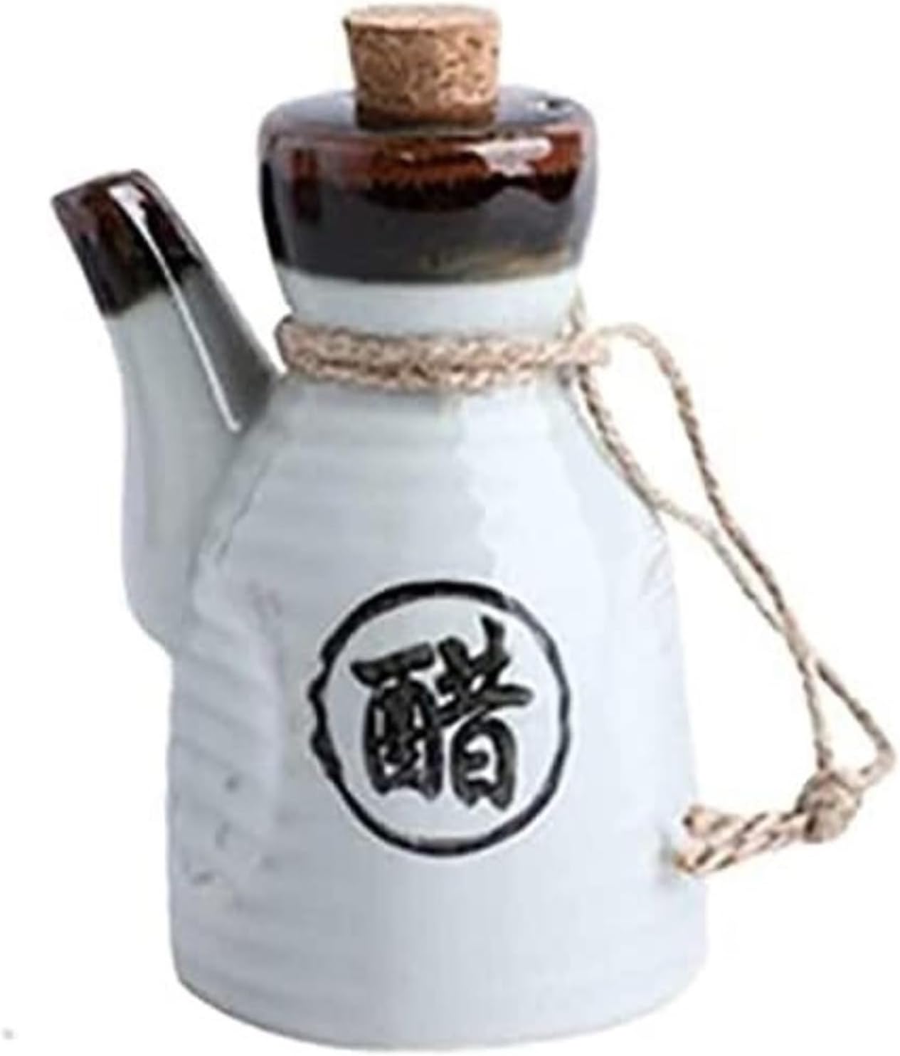 Oil and Vinegar Dispenser Oil and Vinegar Dispenser European Style Ceramic Sauce Bottle,Ceramics Bottle - Soy Sauce or Vinegar Cruet with Pourer Cooking
