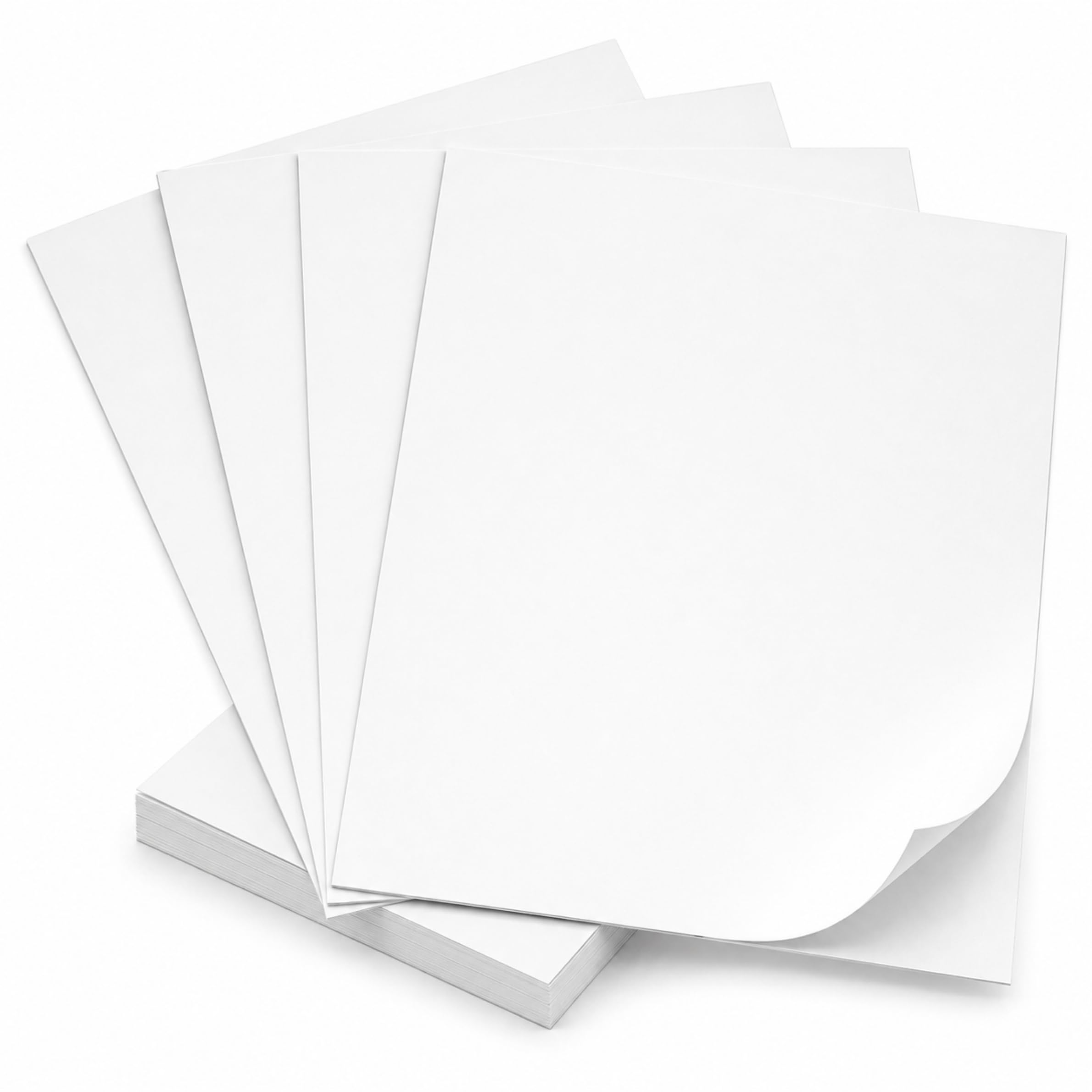 Reskid Cartulina de papel grueso blanco, cartulina de 80 libras (216 g/m²), 8.5 x 11 pulgadas, 50 hojas, cubierta pesada para tarjetas de visita, arte, invitaciones, impresión de papelería