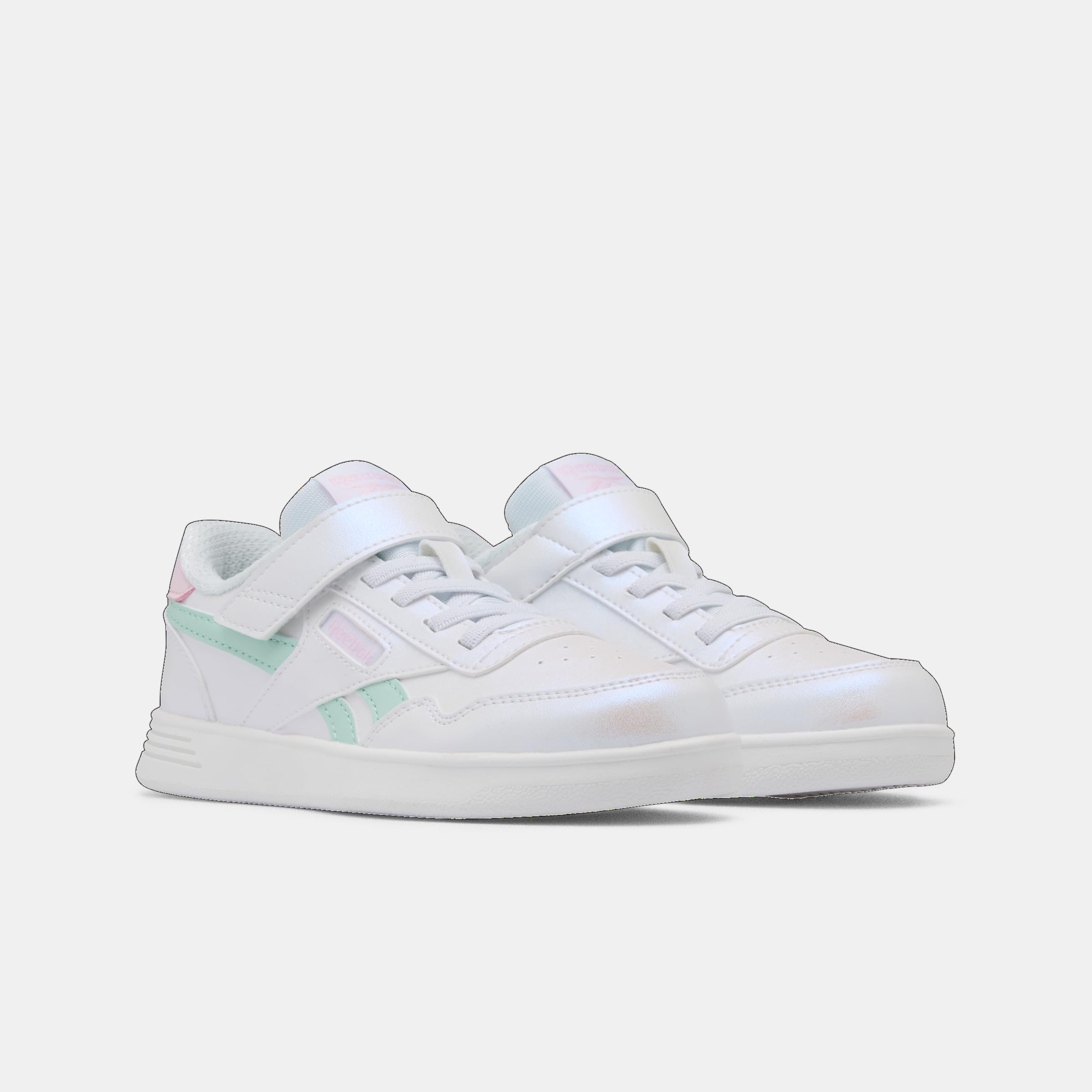 Reebok Mädchen Court Advance Elastic Lace & Top Strap Sneaker