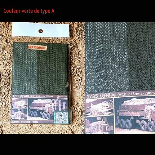 TOUCAN RC HOBBY Filet de camouflage militaire 1:35 RC en nylon Modèle Sherman German Tiger