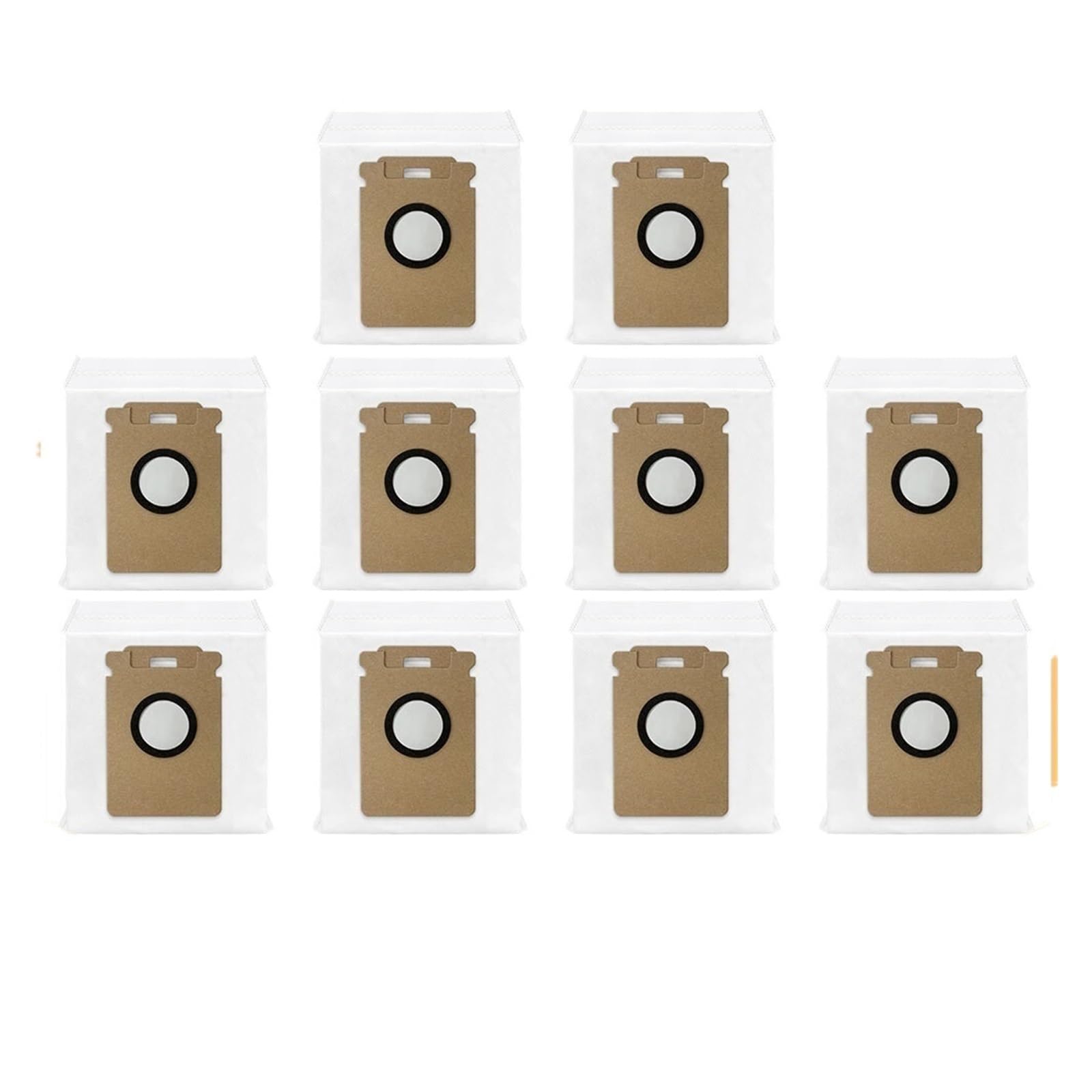 EEZII Accessories, Compatible For Roborock, H60 HUB ULTRA Vacuum Dust Bags Replacement Parts(10pcs)