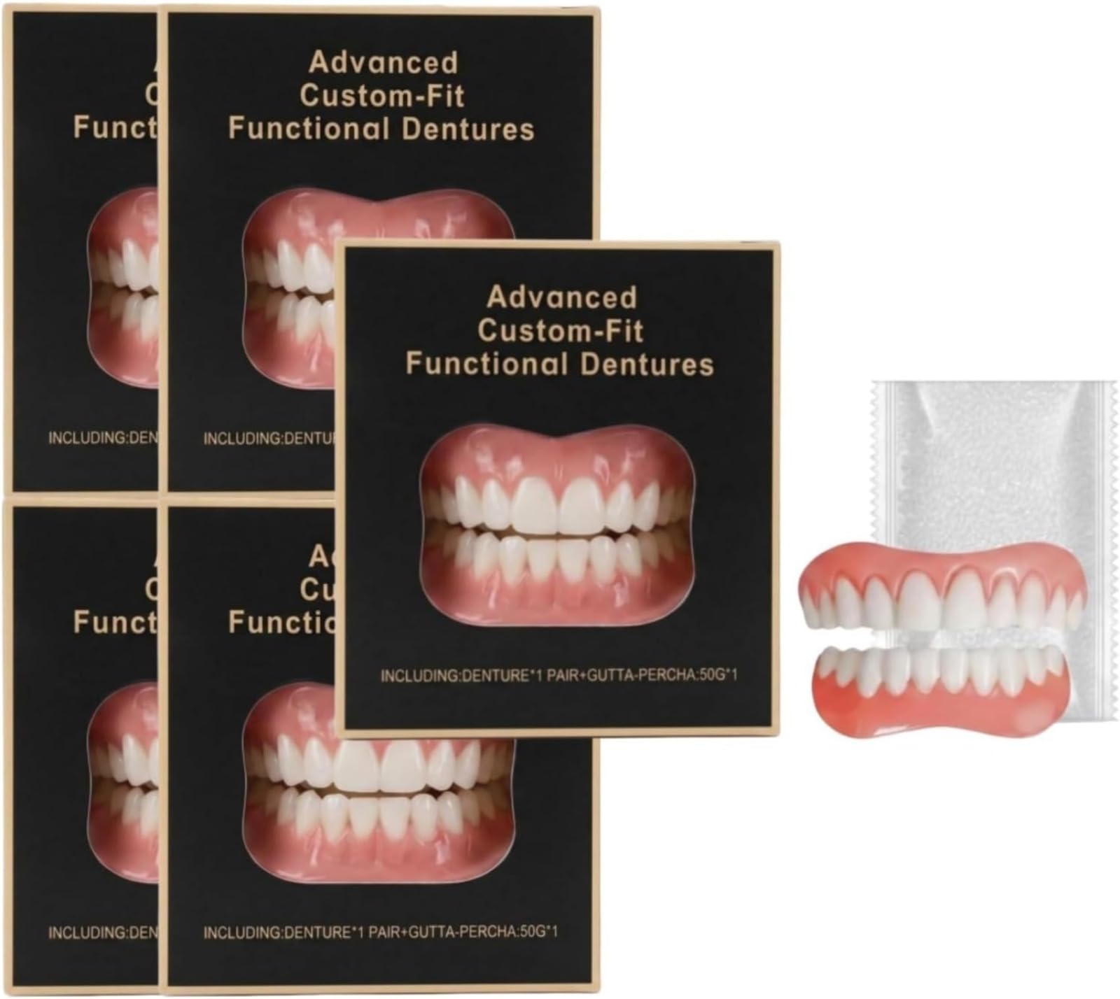 Prótesis dentales unisex de silicona, colocación rápida, embellecimiento de | Prótesis dental adaptable y cómoda, ajuste personalizado, restauración de la sonrisa, fácil de usar a diario.