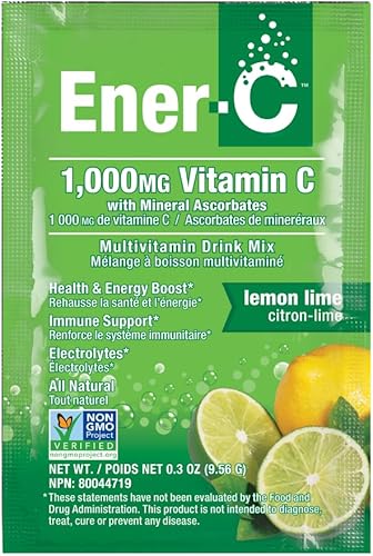 Ener-C Mezcla de bebida vitamínica, limón y lima, 1000 mg, 30 unidades