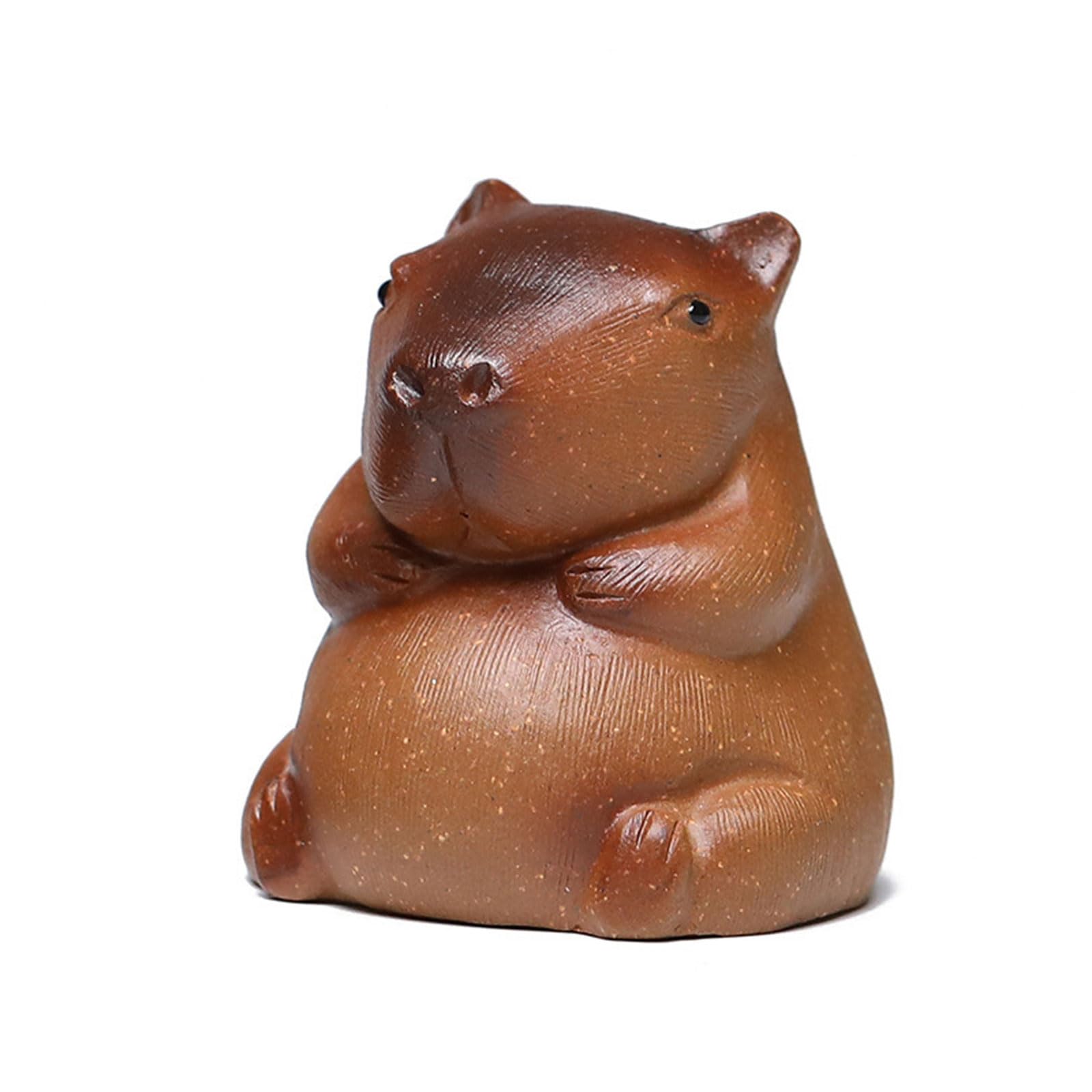 Tsophreniq Figure Decors Innovative Clay Tea Pet Cute Pet for Enthusiasts Clay