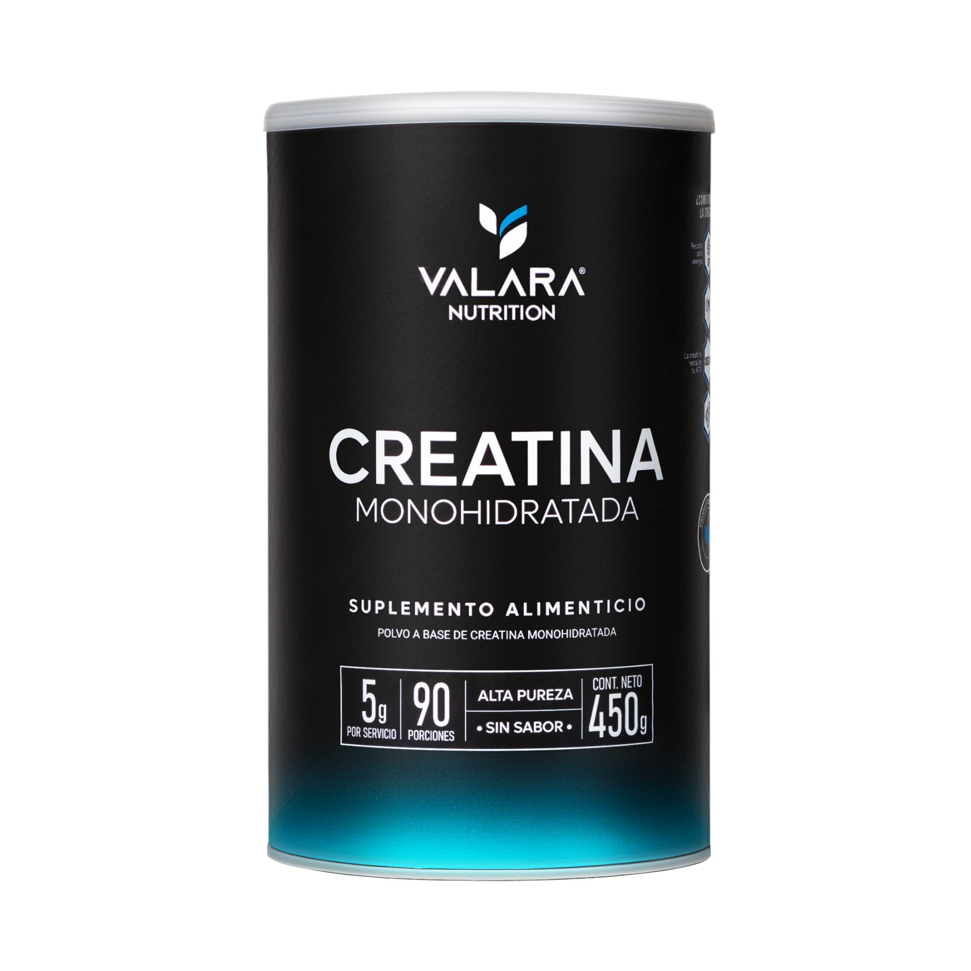 VALARA Creatina Monohidratada de Máxima Pureza