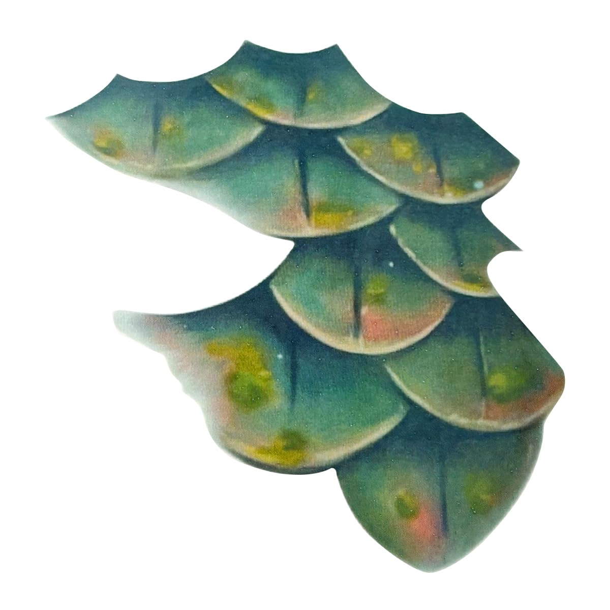 3 Sheets Green Snake Scales Temporary Tattoos Halloween Body Art Tattoo Stickers Cosplay Costumes