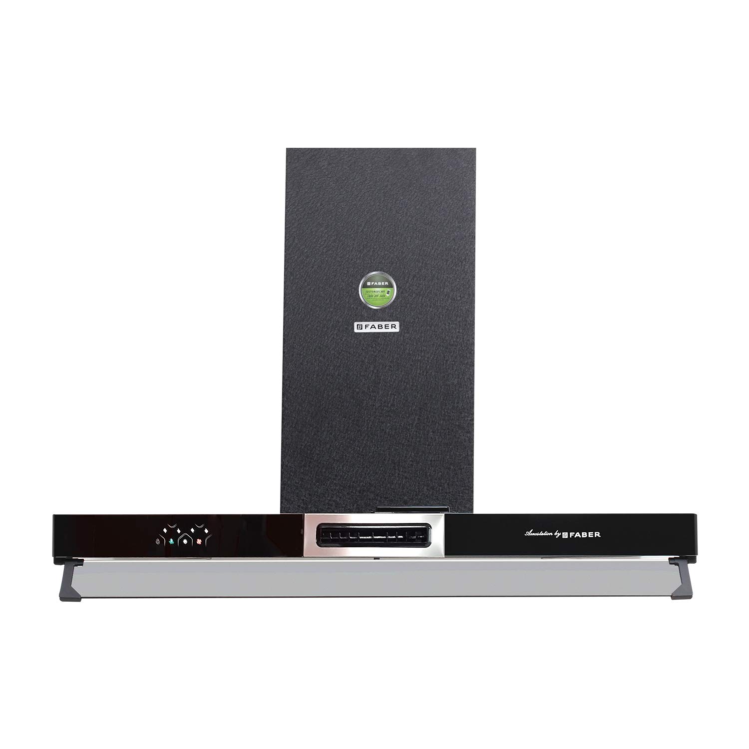 Faber 3in1 Chimney with Air purifier & Fan,90 cm,1095 m³/hr (Aerostation Sparkle Pro 3D AB TC 90,Baffle Filter, Alligator Black)
