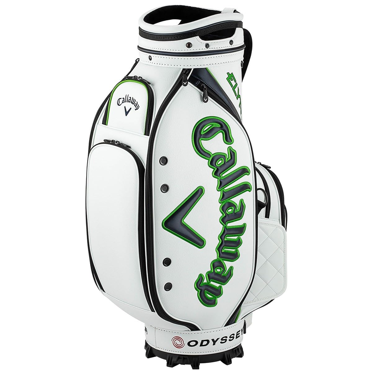 Callaway キャロウェイ　キャディバッグ ホワイト/グリーン Amazon.co.jp: キャロウェイ(Callaway) キャディバッグ CRT TOUR WHT